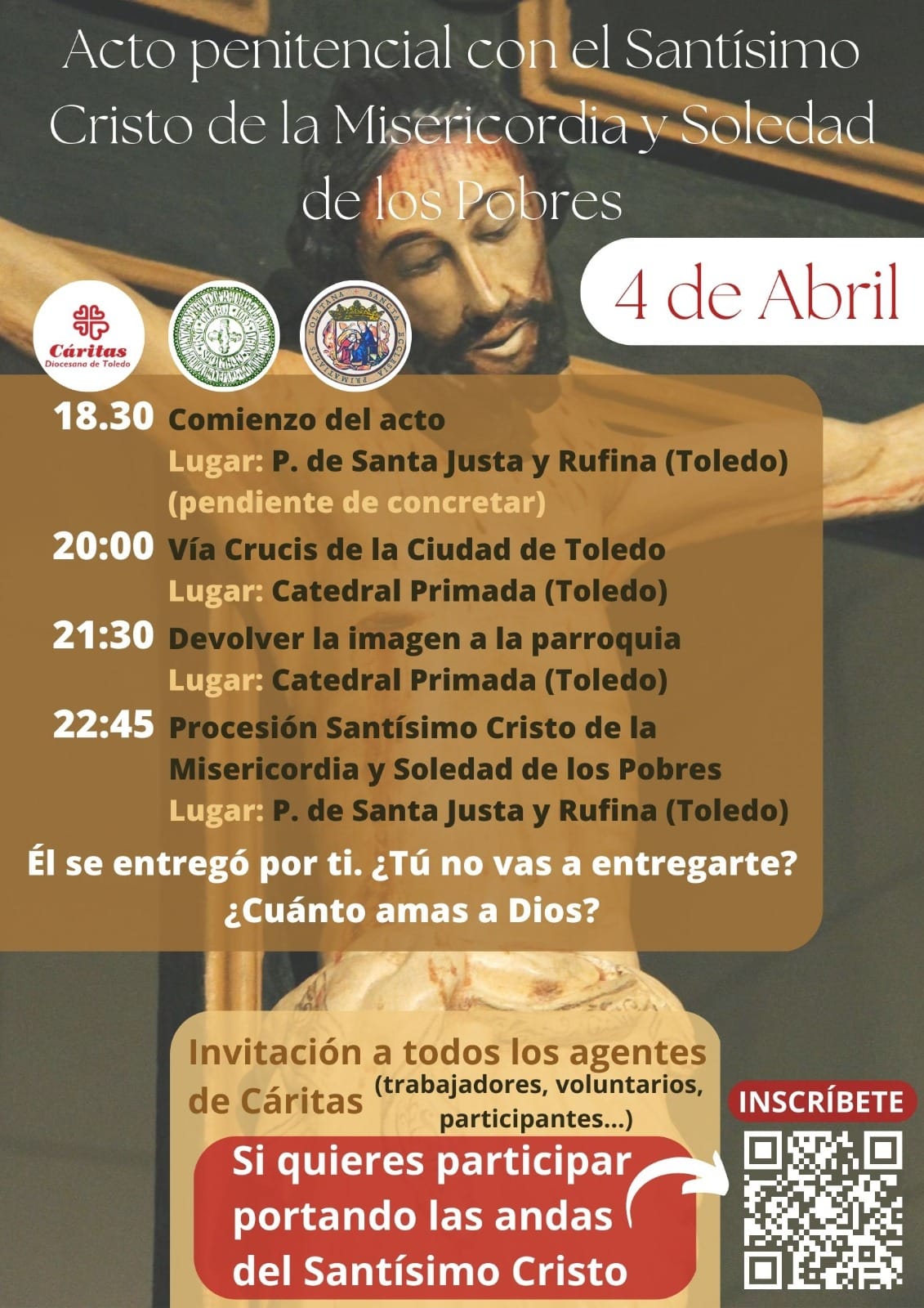 Presentación de Cáritas Diocesana de Toledo en el acto penitencial del