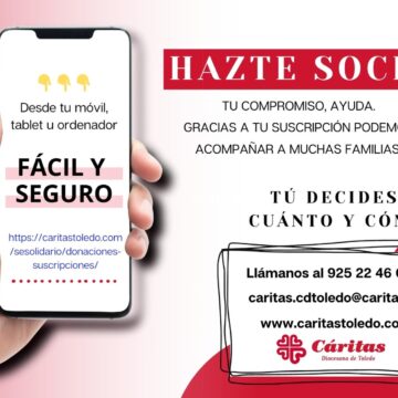 HAZTE SOCIO DE CÁRITAS